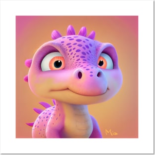Baby Dinosaur Dino Bambino - Mia Posters and Art
